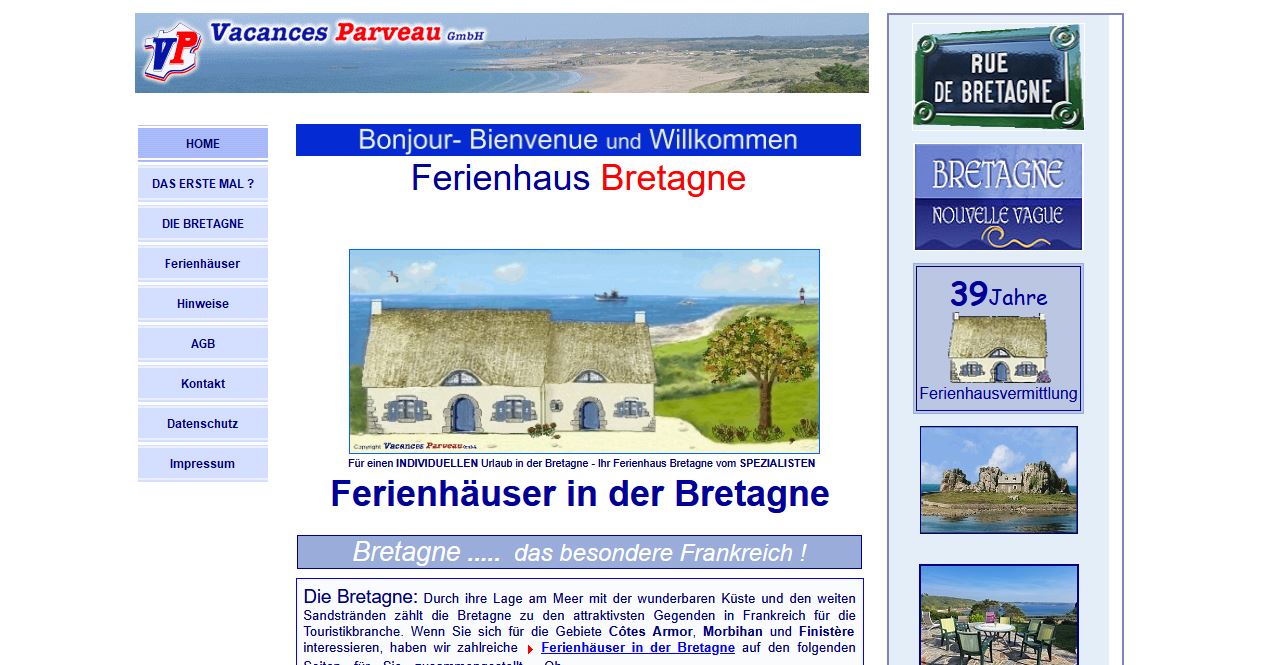 Vacances Parveau Screenshot